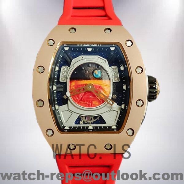 Richard Mille RM52-05 RM52-05-005 Men Around 50*42mm Mars Earth Dial Watch