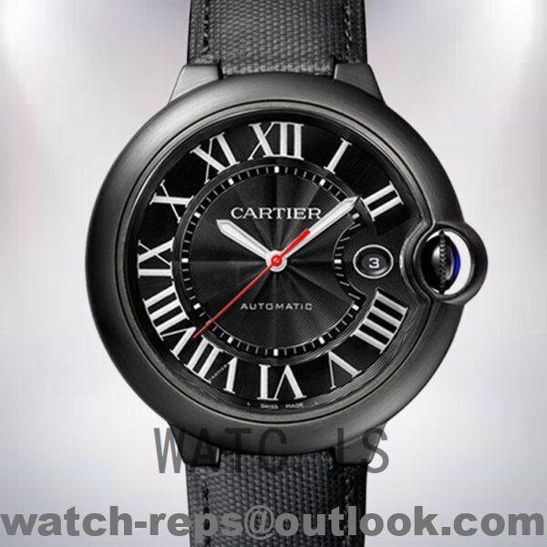 Cartier Ballon Bleu WSBB0015 42mm Men's Black Dial Automatic Watch