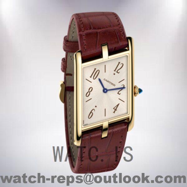 Cartier Tank Asymetrique Men's 26mm WGTA0044 Gold-tone Watch - Image 4