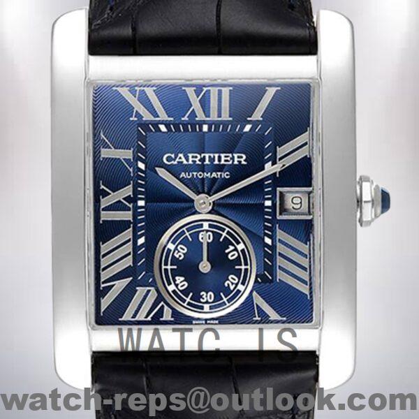 Cartier Tank MC WSTA0010 36mm Men's Strap Watch