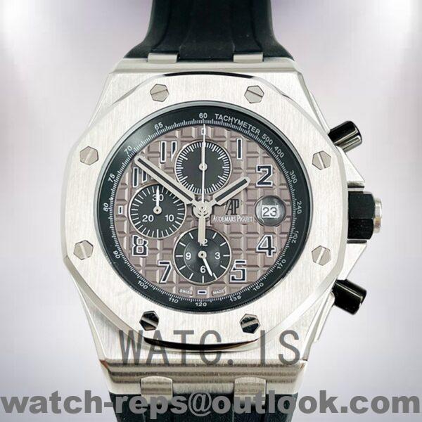 Audemars Piguet Royal Oak Offshore Men’s RoyalOakOffshore020 43mm Quartz/Automatic Rubber Band Watch 4