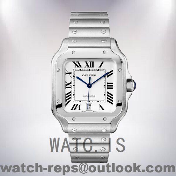 Cartier Santos Men's WSSA0018 39mm Bracelet Watch - Image 2