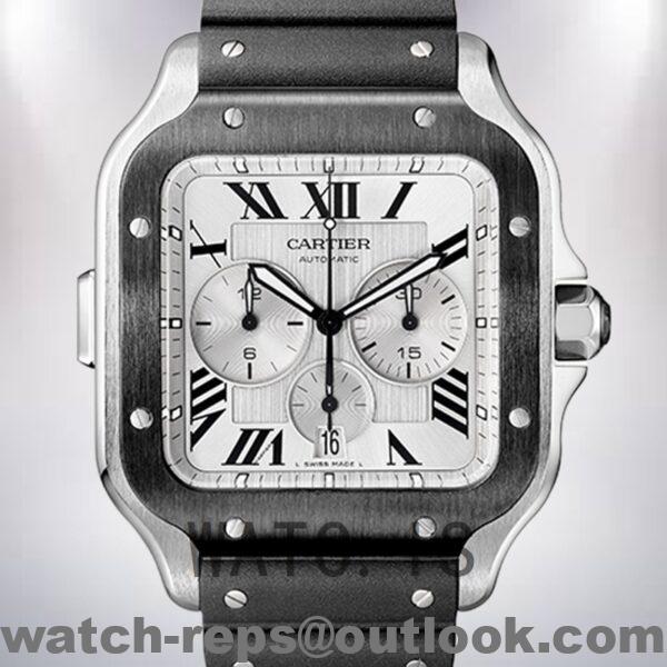 Cartier Santos Men’s WSSA0017 43mm Automatic Watch 4