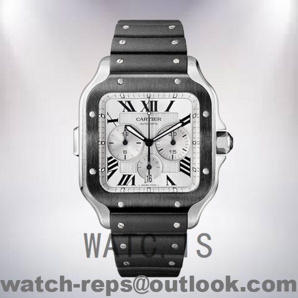 Cartier Santos Men’s WSSA0017 43mm Automatic Watch 5