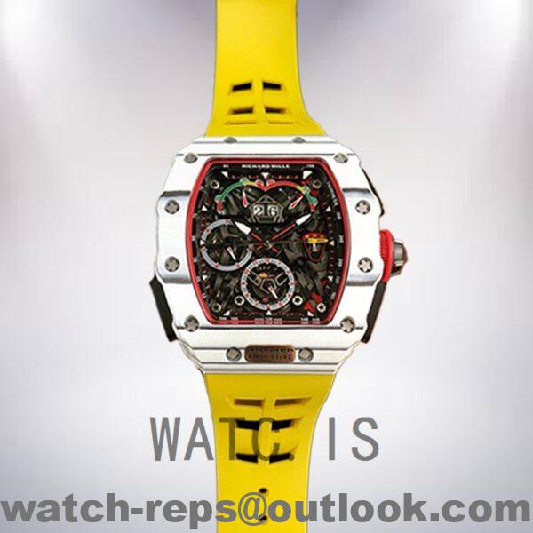 Richard Mille RM50-03 Men Around 50*44.5mm RM50-03-005 White Transparent Dial Watch - Image 3
