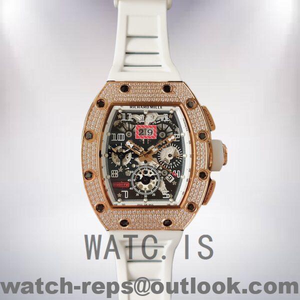 Richard Mille RM011 Around 45mm Men RM011-021 Transparent Dial Watch - Image 2