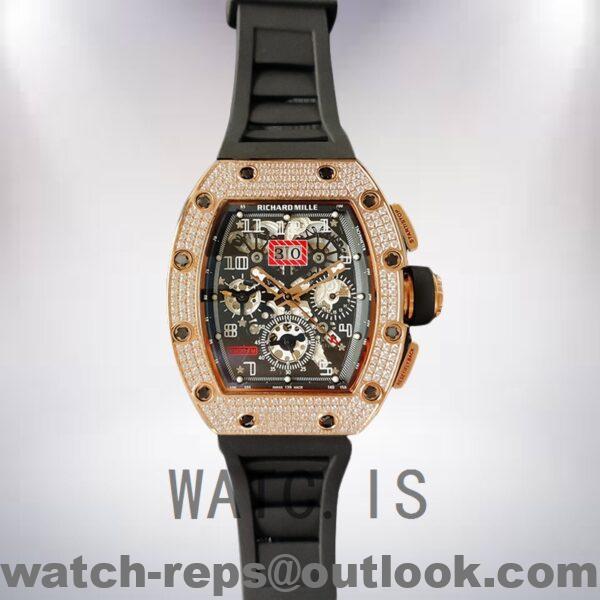 Richard Mille RM011 Around 45mm Men RM011-021 Transparent Dial Watch - Image 3