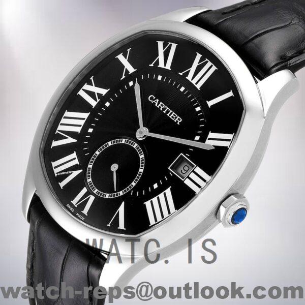 Cartier Drive de Cartier WSNM0009 Men's 40mm Black Dial Quartz Watch - Image 3