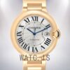 Cartier Ballon Bleu W69005Z2 Men's 42mm/36mm White Dial Quartz/Automatic Watch