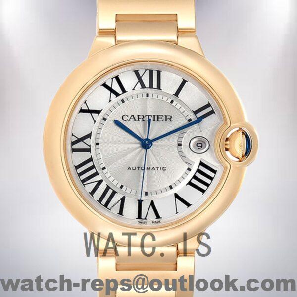 Cartier Ballon Bleu W69005Z2 Men's 42mm/36mm White Dial Quartz/Automatic Watch