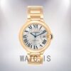 Cartier Ballon Bleu W69005Z2 Men's 42mm/36mm White Dial Quartz/Automatic Watch - Image 2