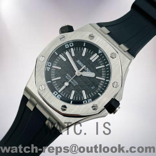 Audemars Piguet Royal Oak Offshore 15703ST.OO.A002CA.01 42.5mm Men's Black Dial Automatic Watch - Image 3