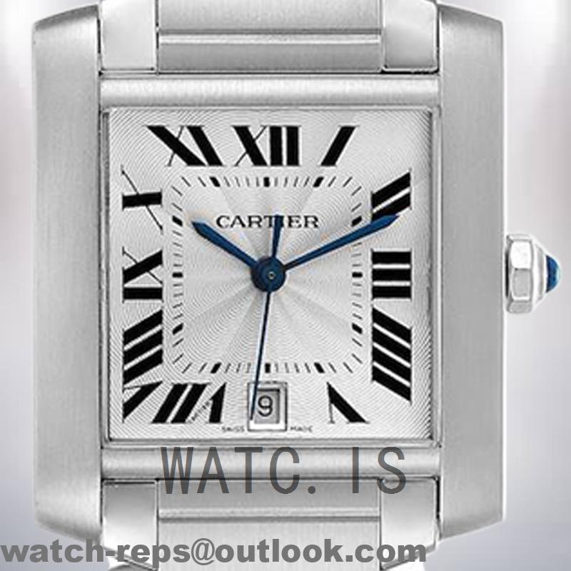 Cartier Tank Francaise Ladies 25mm/34mm W4TA0009 Bracelet Watch 2