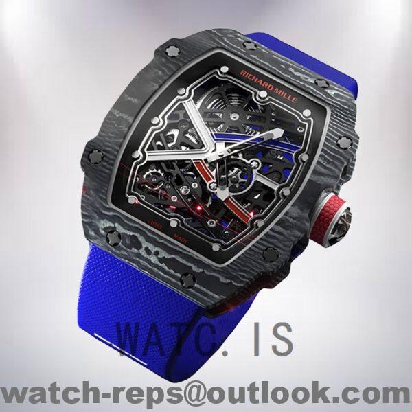 Richard Mille RM 67-02 Men RM 67-02 Around 40mm Black Transparent Dial Watch - Image 4