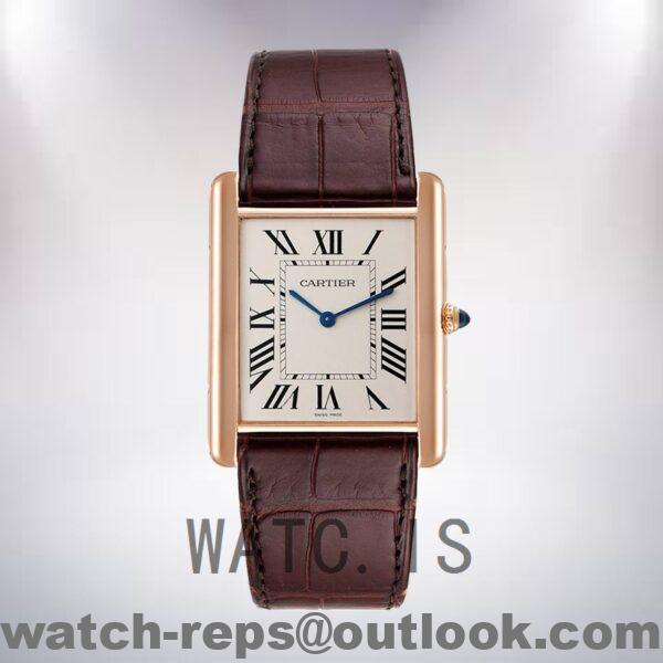 Cartier Tank Louis W1560017 Ladies/Men's 28mm/36mm Strap Watch - Image 2