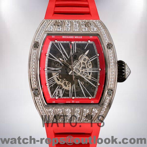 Richard Mille RM023 Around 50*40mm RM023 Men Rubber Band Watch