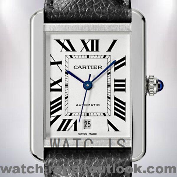 Cartier Tank Solo WSTA0029 Men's 31mm Silver-tone Watch