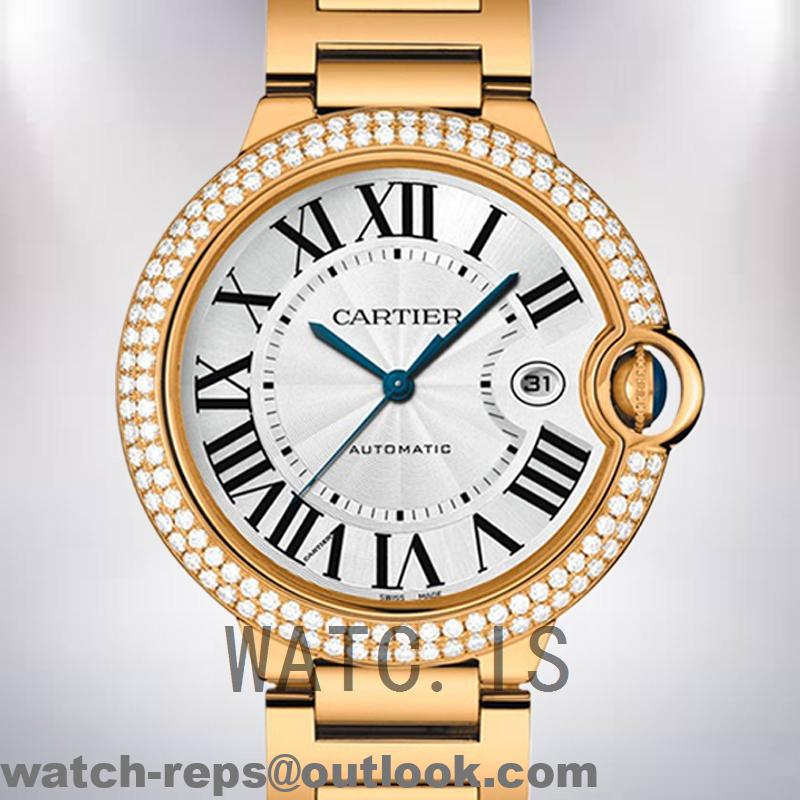 Cartier Santos Demoiselle WF9005Y8 Ladies 26mm Bracelet White Dial Watch 3