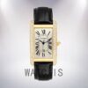 Cartier Tank Americaine Unisex 27mm WB702051 Silver Dial Gold-tone Watch - Image 2