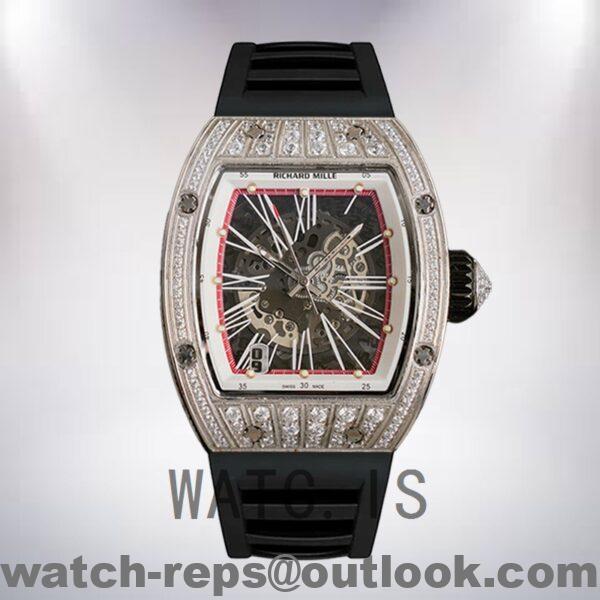 Richard Mille RM023 Around 50*40mm Men RM023 Rubber Band Diamond Watch - Image 2