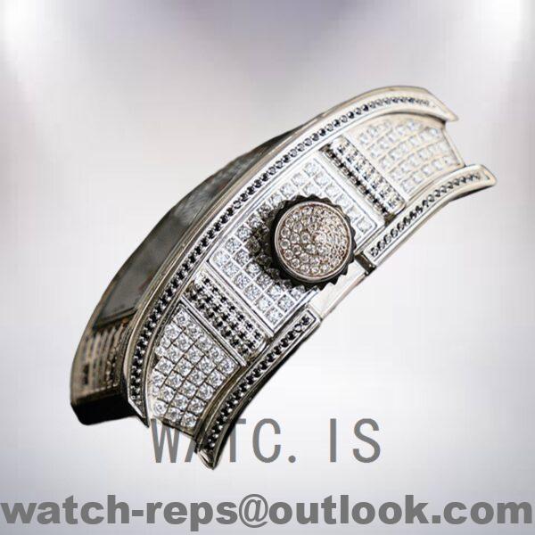 Richard Mille RM023 Around 50*40mm Men RM023 Rubber Band Diamond Watch - Image 3