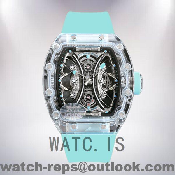 Richard Mille RM53-01 Around 50*40mm RM53-01 Men Transparent Dial Watch - Image 2