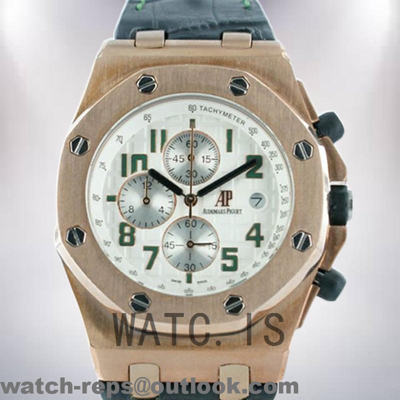 Audemars Piguet Royal Oak Offshore 42mm RoyalOakOffshore004 Men’s Quartz/Automatic Silver-tone Watch 2