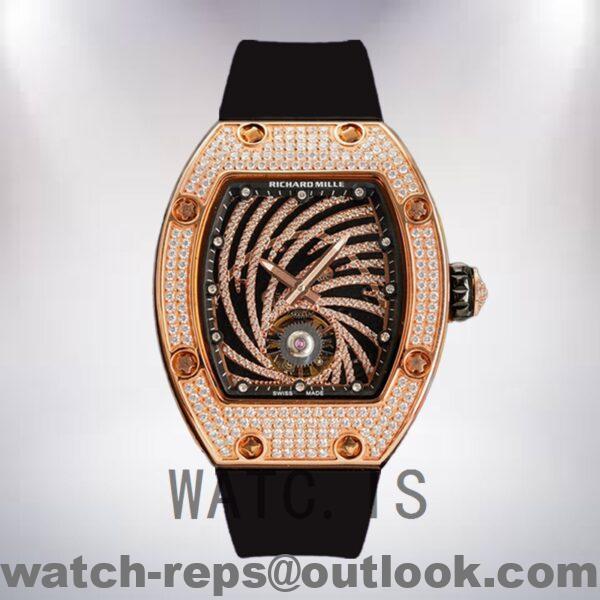 Richard Mille RM51-02 Around 43*36mm Ladies RM51-02 Automatic Rubber Band Watch - Image 2