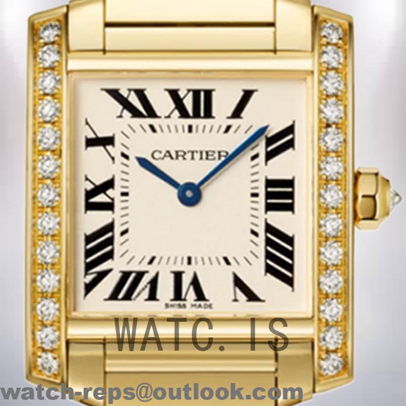 Cartier Tank Francaise Ladies WJTA0023 25mm/34mm Quartz Watch 2