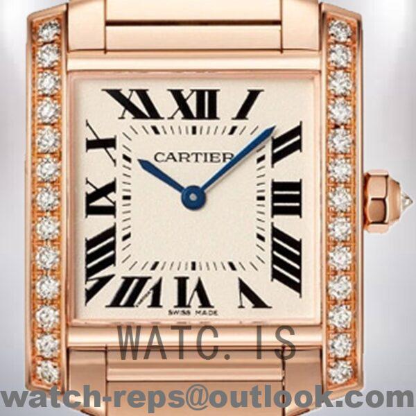 Cartier Tank Francaise Ladies WJTA0023 25mm/34mm Quartz Watch 4