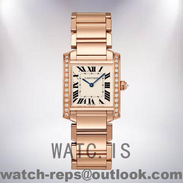 Cartier Tank Francaise Ladies WJTA0023 25mm/34mm Quartz Watch 5