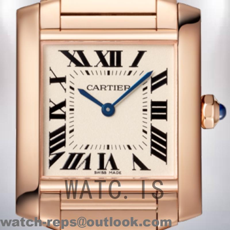 Cartier Tank Francaise Ladies WJTA0023 25mm/34mm Quartz Watch 3