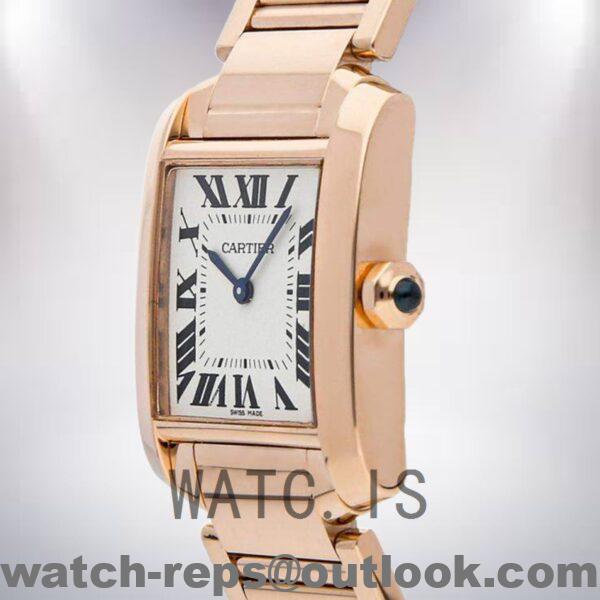 Cartier Tank Francaise Ladies 25mm/34mm WGTA0030 Quartz White Dial Watch 6