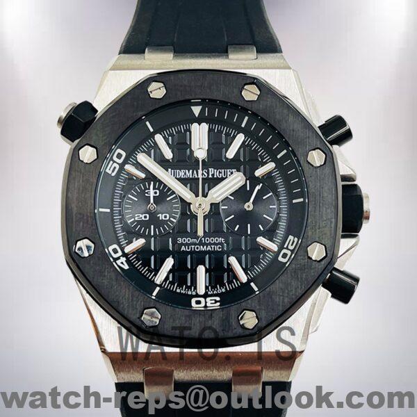 Audemars Piguet Royal Oak Offshore Diver 42mm 26703ST-BK02 Men’s Quartz/Automatic Silver-tone Watch 4