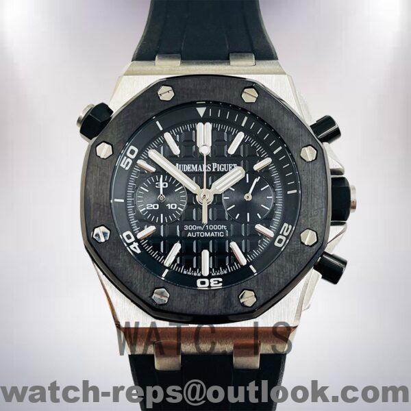 Audemars Piguet Royal Oak Offshore Diver 42mm 26703ST-BK02 Men’s Quartz/Automatic Silver-tone Watch 5