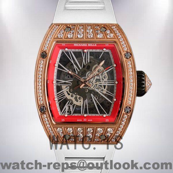 Richard Mille RM023 Men RM023 Around 50*40mm Rubber Band Watch