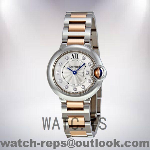 Cartier Ballon Bleu WE902030 36mm/28mm Ladies Silver-tone Watch - Image 2