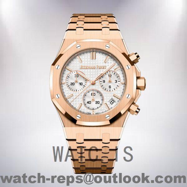 Audemars Piguet Royal Oak 41mm 26240OR.OO.1320OR.03 Men's Bracelet Rose Gold-tone Watch - Image 2