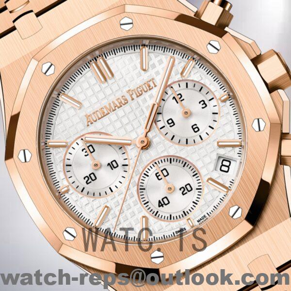 Audemars Piguet Royal Oak 41mm 26240OR.OO.1320OR.03 Men's Bracelet Rose Gold-tone Watch - Image 3