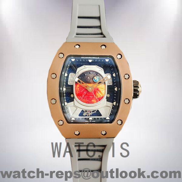 Richard Mille RM52-05 Men RM52-05-003 Around 50*42mm Rubber Band Mars Earth Dial Watch - Image 2