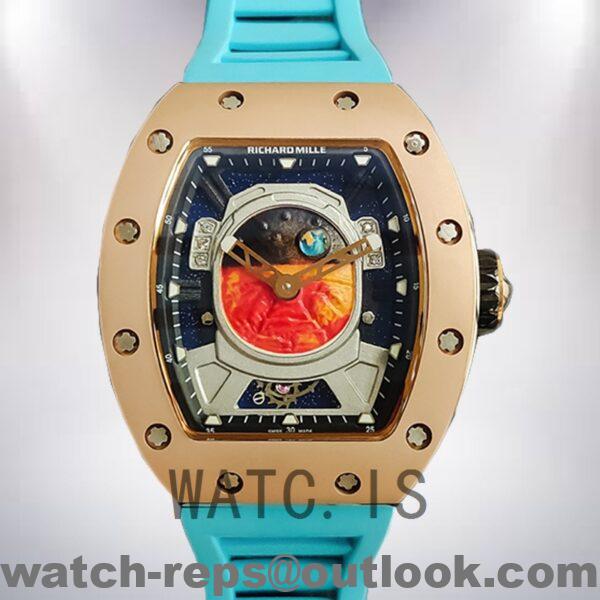 Richard Mille RM52-05 RM52-05-002 Men Around 50*42mm Mars Earth Dial Watch