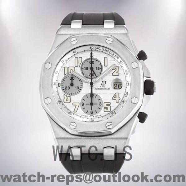 Audemars Piguet Royal Oak Offshore 43mm 26020ST.OO.D001IN.02.A-001 Men’s Quartz Rubber Band Watch 5