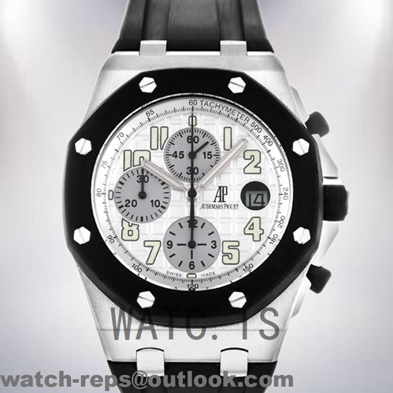 Audemars Piguet Royal Oak Offshore 43mm 26020ST.OO.D001IN.02.A-001 Men’s Quartz Rubber Band Watch 3