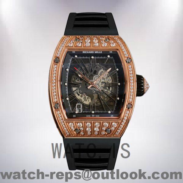 Richard Mille RM023 Around 50*40mm Men RM023 Transparent Dial Diamond Watch - Image 2