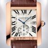 Cartier Tank MC Men's 36mm W5330001 Leather Strap Quartz Watch