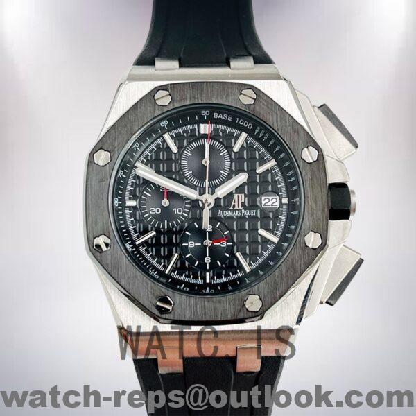 Audemars Piguet Royal Oak Offshore Men's 44.7mm 26400AU.OO.A002CA.01 Black Dial Watch - Image 2