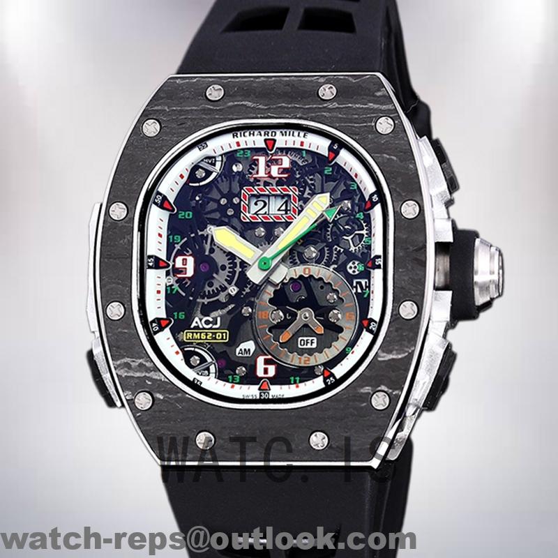 Richard Mille RM 62-01 Men 50*42mm RM 62-01-003 Black Watch 2