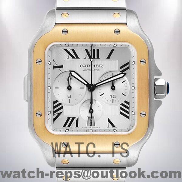 Cartier Santos W2SA0008 Men's 40mm Quartz Watch