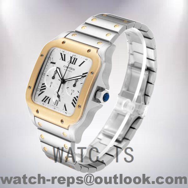 Cartier Santos W2SA0008 Men's 40mm Quartz Watch - Image 3
