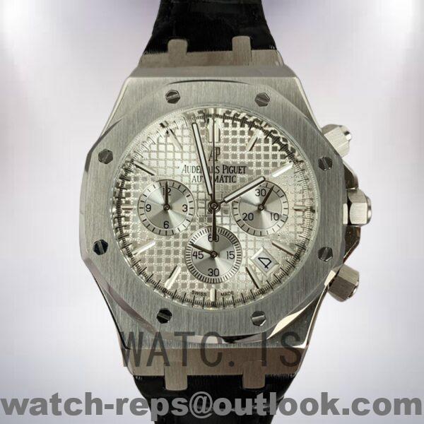 Audemars Piguet Royal Oak 26320ST.OO.1220ST.02 42mm Men’s Quartz/Automatic Leather Strap Watch 5